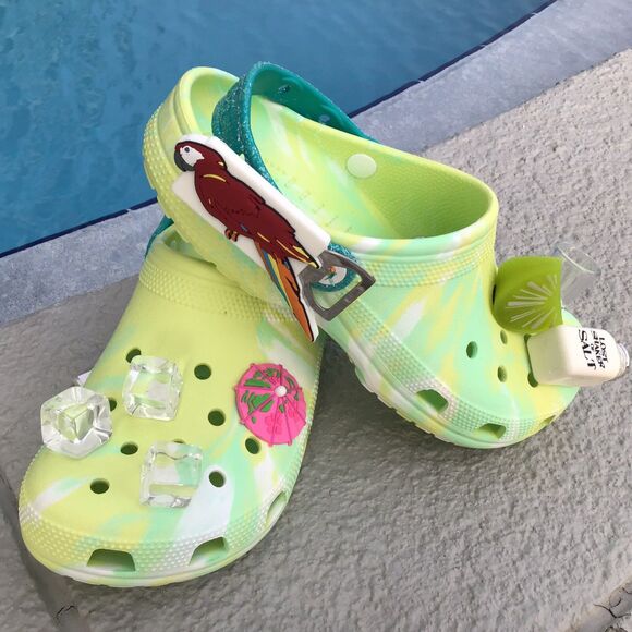Crocs Margaritaville Jimmy Buffett Lime Green Limited Edition Men Size 13 New main image 7